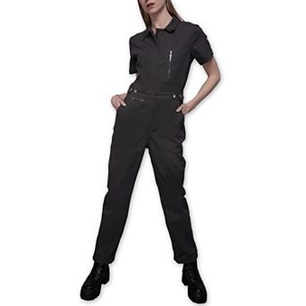 The Essential High Waisted Zipper Coverall