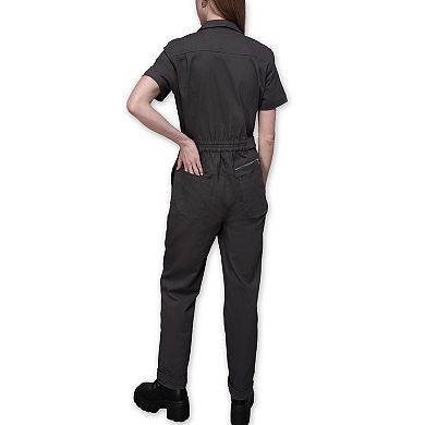 The Essential High Waisted Zipper Coverall