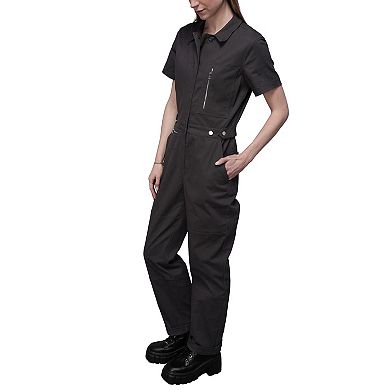The Essential High Waisted Zipper Coverall