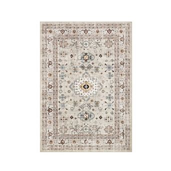 Polyester Cashmere Rectangular Hallway Bathroom Foldable Flower Printed Persian Washable Area Rug