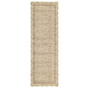 Large Non-Slip Area Rug, Non-Shedding Washable Low-Pile Farmhouse Rug for Living Room Bedroom