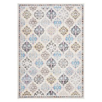 Heavyweight 1200gsm Pearl Velvet Area Rug, Washable Back, Foldable Persian Print Carpet for Home