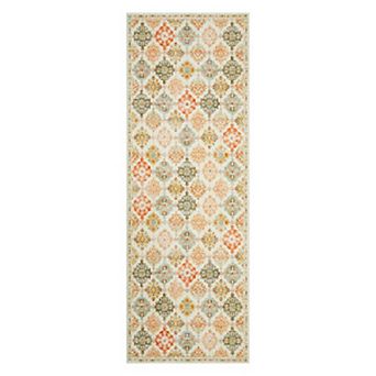 Heavyweight 1200gsm Pearl Velvet Area Rug, Washable Back, Foldable Persian Print Carpet for Home