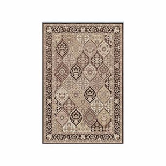 Abstract Pattern Area Rug - Machine Washable & Non-Slip Runner Rug for Living Room Bedroom Hallway