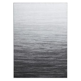 Modern Living Room Rug Abstract Rugs for Bedroom Aesthetic Carpet Washable Ombre Rug