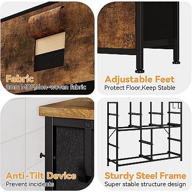 Dresser for Bedroom with 10 Drawers, Storage Dresser Organizer Unit