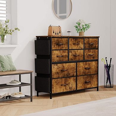 Dresser for Bedroom with 10 Drawers, Storage Dresser Organizer Unit