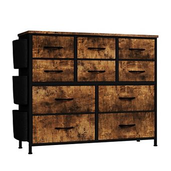 Dresser for Bedroom with 10 Drawers, Storage Dresser Organizer Unit
