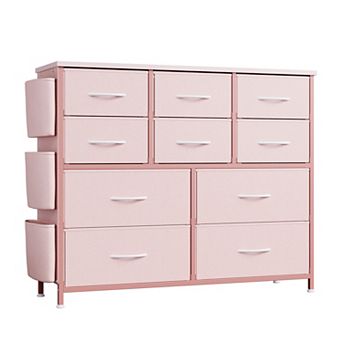 Dresser for Bedroom with 10 Drawers, Storage Dresser Organizer Unit