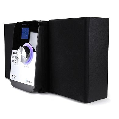 Emerson CD & MP3 Bluetooth FM Radio Microsystem w Aux Jack and Streaming Options