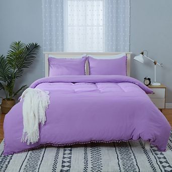 Soft Bedding Set for All Seasons - 3 Pieces, 1 Comforter (104"x90") & 2 Pillow Shams (20"x36")