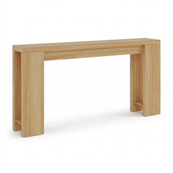 Farmhouse Console Table, Long Entryway Table, Narrow Wooden Sofa Table for Living Room, Hallway