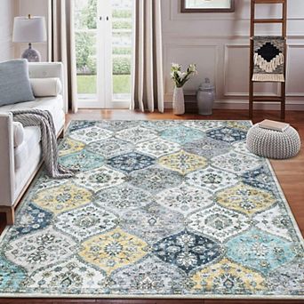 Area Rugs for Living Room Bedroom, Super Soft Machine Washable Rug, Non-Skid TPR Backing