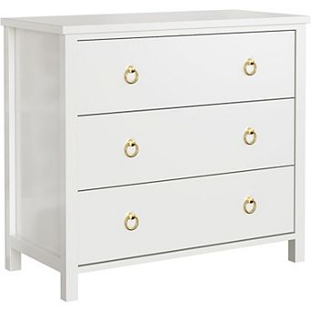 3 Drawer Dresser for Bedroom, Clothes Storage Cabinet & Drawer Organizer for Living Room, Hallway