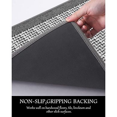 Non Slip Washable Kitchen Runner Rug Absorbent Rubber Backed Floor Mat