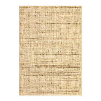 Washable Non Slip Modern Abstract Hallway Runner Contemporary Striped Printed Carpet