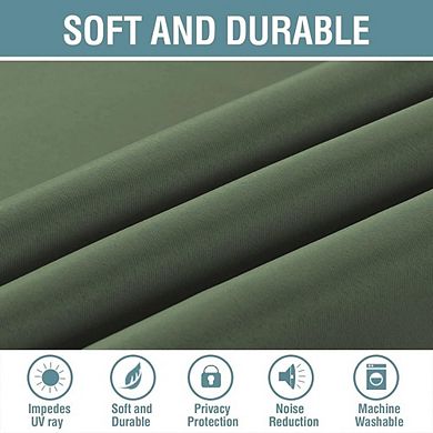 Blackout Curtains, Thermal Insulated Grommet Window Drapes