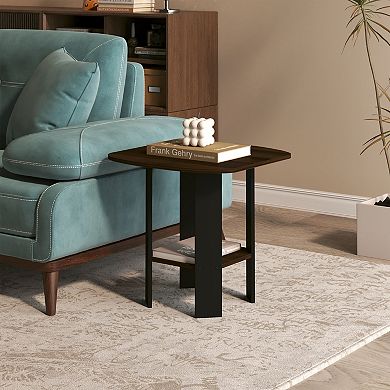 Furinno 20" x 20" x 20" Nightstand Modern Bedside Table with Shelf