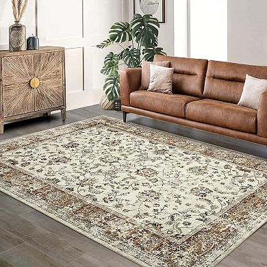 Runner Rug for Hallways Kitchen Non Slip,Washable Runner Rugs with Rubber Backing
