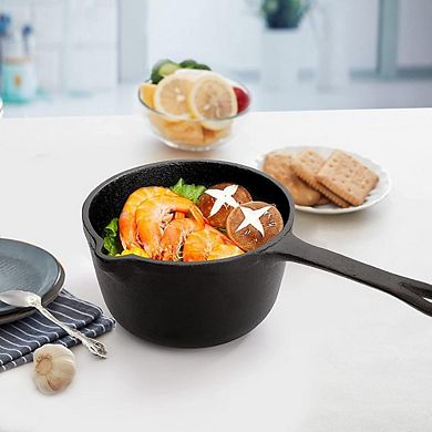 Cast Iron Basting Pot Heavy Duty, Oven & Grill Safe, Multipurpose