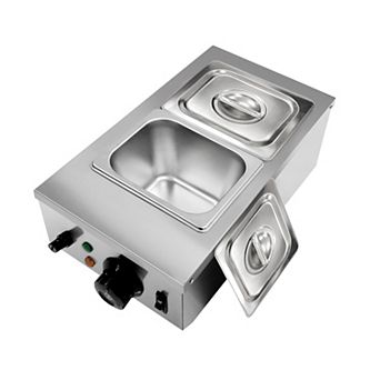 17.5 Inch Chocolate Melting Pot Stainless Steel Tempering Machine with Temperature Control