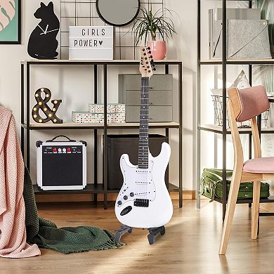 LyxPro 30” Left Handed Electric Guitar TL Series, Solid Body Guitar with 3-Way Switch