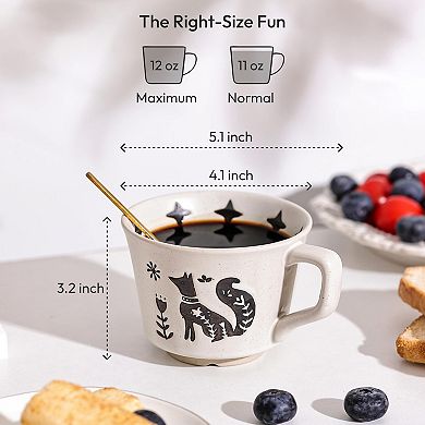 Fox Ceramic Coffee Mug— Mother's Day Gift