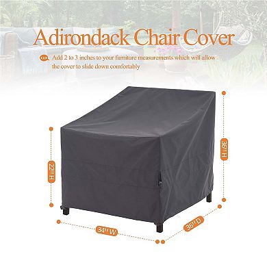 Premium Waterproof Outdoor Patio Chair Covers: Latest Rip-Stop Fabric