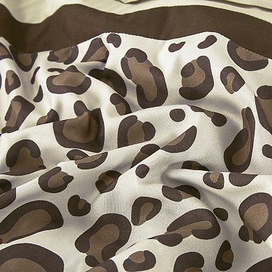 6 Piece Comforter Set Queen - Safari Animal Print Bedding with Leopard, Zebra & Giraffe Patterns