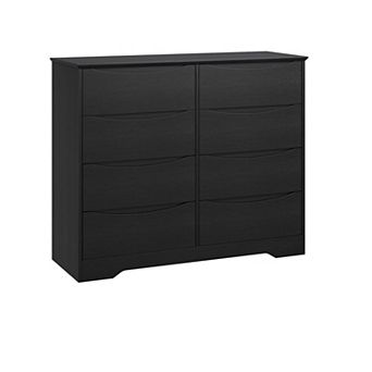 Spacious Deep Storage Wooden 8-Drawer Dresser for Bedroom, Tall Modern Chest Organizer with Wide Top