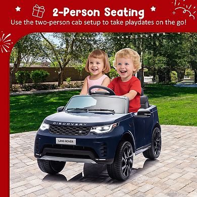 12V Ride on Truck, 2.4g Remote Control Electric Car with Double Doors & LED Lights