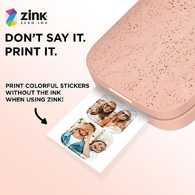 HP Sprocket 2x3” Premium Zink Pre-Cut Sticker Photo Paper, 30 Sheets, Compatible w/ Photo Printers