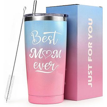 Mom 20oz Tumbler Gift, Birthday Mothers Day Christmas Stainless Steel Cup