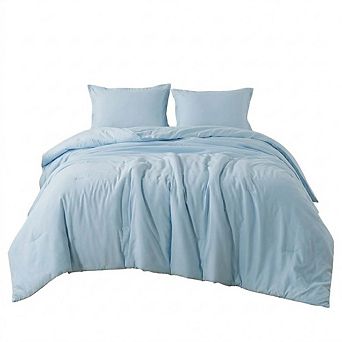 Lightweight Down Alternative Comforter Set, Soft Fluffy All-Season Microfiber Bedding