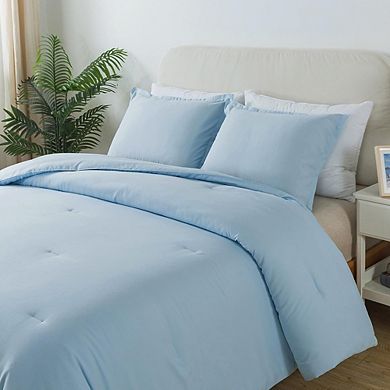 Lightweight Down Alternative Comforter Set, Soft Fluffy All-Season Microfiber Bedding