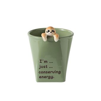 3D Sloth Mug Ceramic Coffee Cup Gift— Mother's Day Gift