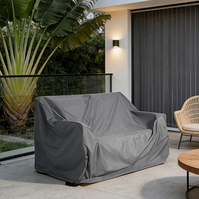 Eazegath 60 x 36" Outdoor Waterproof Coated Fabric Loveseat Sofa Rain Cover