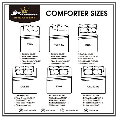 Floral Comforter Set with Sheets