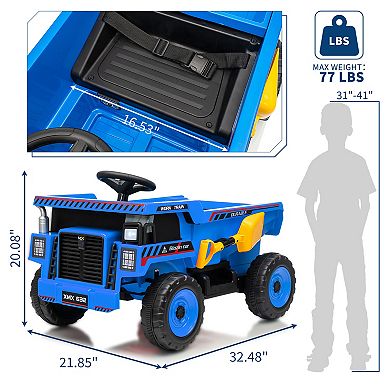 12V Ride-on Dump Truck