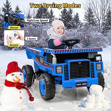 12V Ride-on Dump Truck