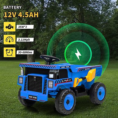 12V Ride-on Dump Truck