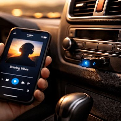 Naxa Wireless Audio Adapter with Bluetooth for USB Connectors