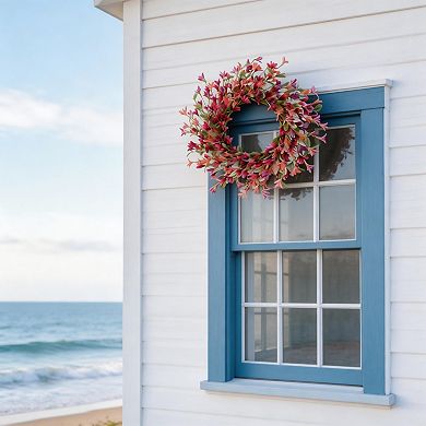Spring Forsythia Eucalyptus Wreath