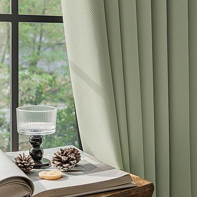 Blackout Curtains, Thermal Insulated Rod Pocket & Back Tab Room Darkening Panels