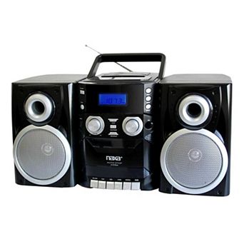 Naxa Portable CD Player with AM FM Stereo Radio Cassette Player and Recorder