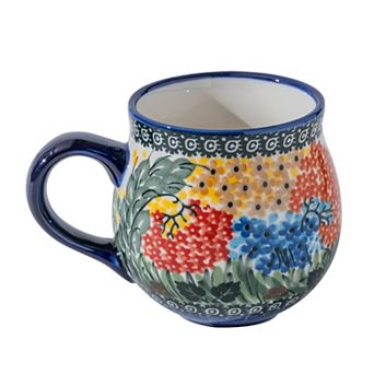Handpainted Ceramic Mug Gift for Women Floral Design— Mother's Day Gift