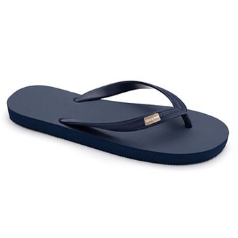 Feelgoodz Women's Slimz Remix Natural Rubber Flip-Flip Thong Sandals