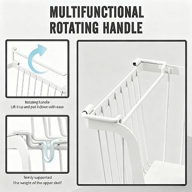 Splendid Frame 4 Pcs Stackable Wire Baskets