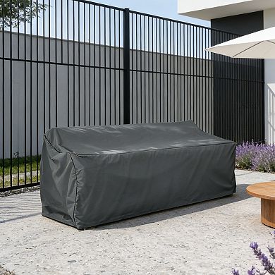 Eazegath 88 x 36" Outdoor Waterproof Coated Fabric 3-Seater Sofa Rain Cover
