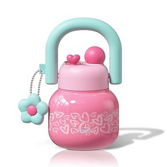 Tote Water Bottle With Straw Vacuum Insulated Stainless Steel Tumbler Travel Coffee Cup